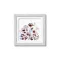 Picture of Marroon Flowers I  _GroupedProduct_Square_Framed_Matted_