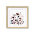 Picture of Marroon Flowers I  _GroupedProduct_Square_Framed_Matted_