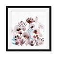 Picture of Marroon Flowers I  _GroupedProduct_Square_Framed_Matted_