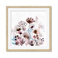 Picture of Marroon Flowers I  _GroupedProduct_Square_Framed_Matted_