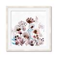 Picture of Marroon Flowers I  _GroupedProduct_Square_Framed_Matted_