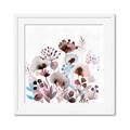 Picture of Marroon Flowers I  _GroupedProduct_Square_Framed_Matted_