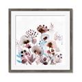 Picture of Marroon Flowers I  _GroupedProduct_Square_Framed_Matted_