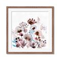 Picture of Marroon Flowers I  _GroupedProduct_Square_Framed_Matted_