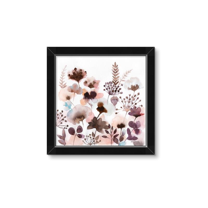 Picture of Maroon Flowers II _GroupedProduct_Square_Framed_Matted_