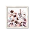 Picture of Maroon Flowers II _GroupedProduct_Square_Framed_Matted_