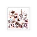 Picture of Maroon Flowers II _GroupedProduct_Square_Framed_Matted_