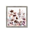 Picture of Maroon Flowers II _GroupedProduct_Square_Framed_Matted_