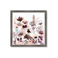Picture of Maroon Flowers II _GroupedProduct_Square_Framed_Matted_