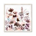 Picture of Maroon Flowers II _GroupedProduct_Square_Framed_Matted_