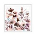 Picture of Maroon Flowers II _GroupedProduct_Square_Framed_Matted_