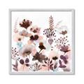 Picture of Maroon Flowers II _GroupedProduct_Square_Framed_Matted_