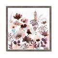 Picture of Maroon Flowers II _GroupedProduct_Square_Framed_Matted_
