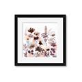 Picture of Maroon Flowers II _GroupedProduct_Square_Framed_Matted_