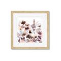Picture of Maroon Flowers II _GroupedProduct_Square_Framed_Matted_