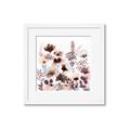 Picture of Maroon Flowers II _GroupedProduct_Square_Framed_Matted_