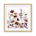 Picture of Maroon Flowers II _GroupedProduct_Square_Framed_Matted_
