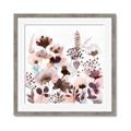 Picture of Maroon Flowers II _GroupedProduct_Square_Framed_Matted_