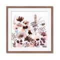 Picture of Maroon Flowers II _GroupedProduct_Square_Framed_Matted_