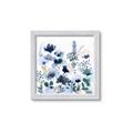 Picture of Ink Blue Flowers II  _GroupedProduct_Square_Framed_Matted_
