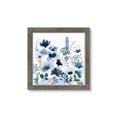 Picture of Ink Blue Flowers II  _GroupedProduct_Square_Framed_Matted_