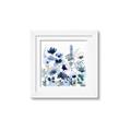 Picture of Ink Blue Flowers II  _GroupedProduct_Square_Framed_Matted_
