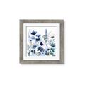 Picture of Ink Blue Flowers II  _GroupedProduct_Square_Framed_Matted_