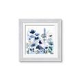 Picture of Ink Blue Flowers II  _GroupedProduct_Square_Framed_Matted_