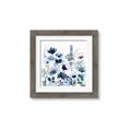 Picture of Ink Blue Flowers II  _GroupedProduct_Square_Framed_Matted_