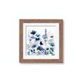 Picture of Ink Blue Flowers II  _GroupedProduct_Square_Framed_Matted_