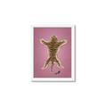 Picture of Tiger on Pink _GroupedProduct_Rectangle_Portrait_Framed_Matted_