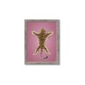 Picture of Tiger on Pink _GroupedProduct_Rectangle_Portrait_Framed_Matted_