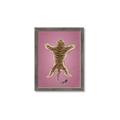 Picture of Tiger on Pink _GroupedProduct_Rectangle_Portrait_Framed_Matted_