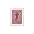 Picture of Tiger on Pink _GroupedProduct_Rectangle_Portrait_Framed_Matted_