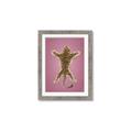 Picture of Tiger on Pink _GroupedProduct_Rectangle_Portrait_Framed_Matted_
