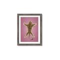 Picture of Tiger on Pink _GroupedProduct_Rectangle_Portrait_Framed_Matted_