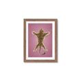 Picture of Tiger on Pink _GroupedProduct_Rectangle_Portrait_Framed_Matted_