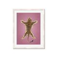Picture of Tiger on Pink _GroupedProduct_Rectangle_Portrait_Framed_Matted_