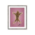 Picture of Tiger on Pink _GroupedProduct_Rectangle_Portrait_Framed_Matted_