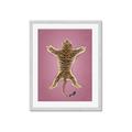 Picture of Tiger on Pink _GroupedProduct_Rectangle_Portrait_Framed_Matted_