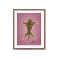 Picture of Tiger on Pink _GroupedProduct_Rectangle_Portrait_Framed_Matted_
