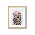 Picture of Fashion Tiger _GroupedProduct_Rectangle_Portrait_Framed_Matted_