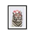 Picture of Fashion Tiger _GroupedProduct_Rectangle_Portrait_Framed_Matted_