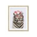 Picture of Fashion Tiger _GroupedProduct_Rectangle_Portrait_Framed_Matted_