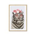 Picture of Fashion Tiger _GroupedProduct_Rectangle_Portrait_Framed_Matted_