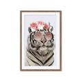 Picture of Fashion Tiger _GroupedProduct_Rectangle_Portrait_Framed_Matted_