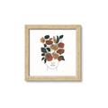 Picture of Fashion Floral Girl  _GroupedProduct_Square_Framed_Matted_