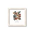 Picture of Fashion Floral Girl  _GroupedProduct_Square_Framed_Matted_