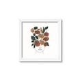 Picture of Fashion Floral Girl  _GroupedProduct_Square_Framed_Matted_