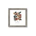 Picture of Fashion Floral Girl  _GroupedProduct_Square_Framed_Matted_